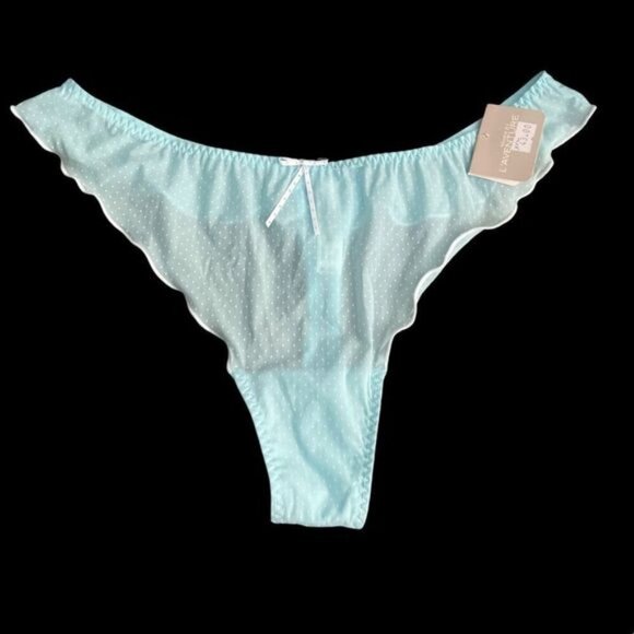 New Marie Jo L'Aventure Panty Thong Blue XXL - Picture 2 of 6